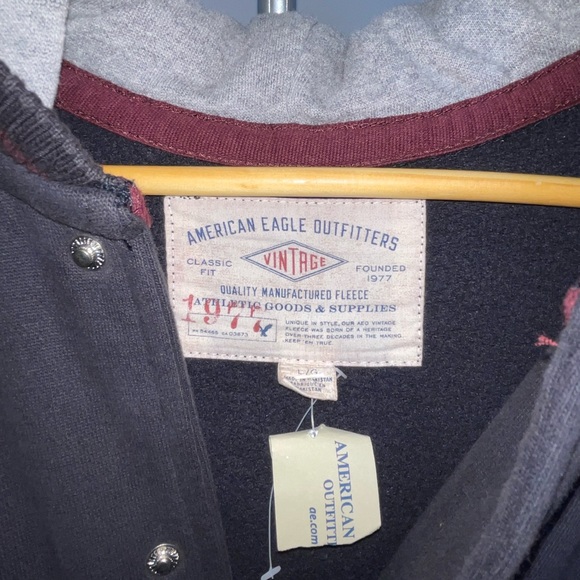 American Eagle Fleece Hoodie BNWT (Men’s Size L) - Picture 2 of 5